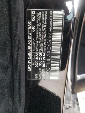 VIN WDDGF4HB7DR243662 2013 Mercedes-Benz C-Class, 250 no.12