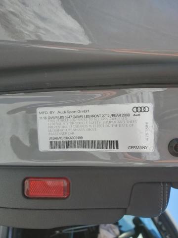 2019 AUDI RS5 - WUABWCF56KA902499