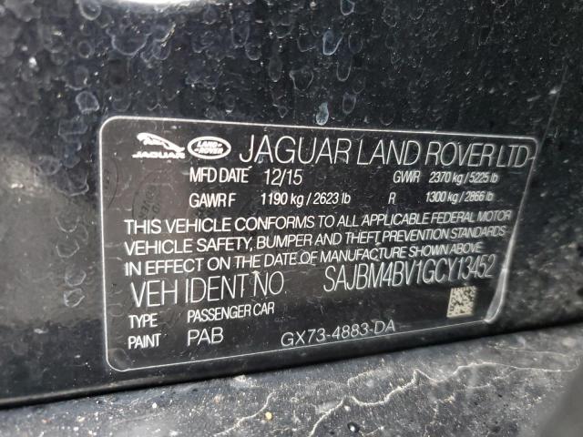 2016 JAGUAR XF S SAJBM4BV1GCY13452