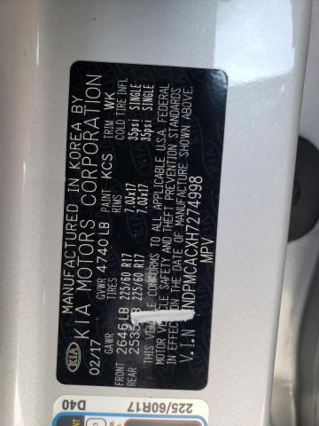 KNDPMCACXH7274998 KIA Sportage Lx