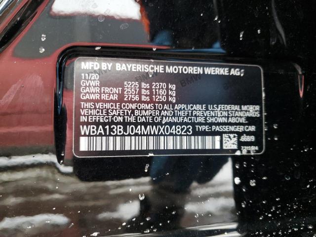 2021 BMW 530 XI - WBA13BJ04MWX04823
