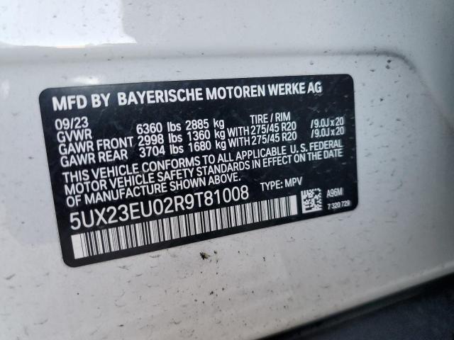 5UX23EU02R9T81008 | 2024 BMW X5 XDRIVE4