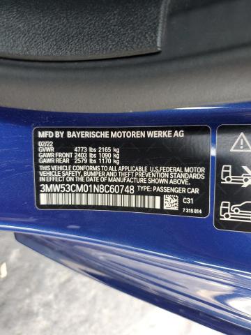 VIN 3MW53CM01N8C60748 2022 BMW 2 Series, M240XI no.13