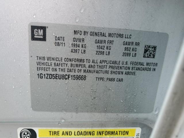 Image 13 of 2012 Chevrolet Malibu salvage vehicle - Lot #38765664 at Copart