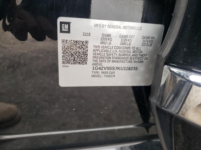 2019 BUICK LACROSSE A - 1G4ZV5SS7KU118235