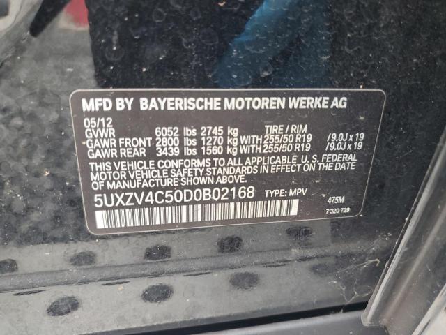 VIN 5UXZV4C50D0B02168 2013 BMW X5, Xdrive35I no.12