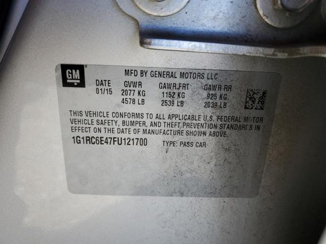 VIN 1G1RC6E47FU121700 2015 Chevrolet Volt no.12