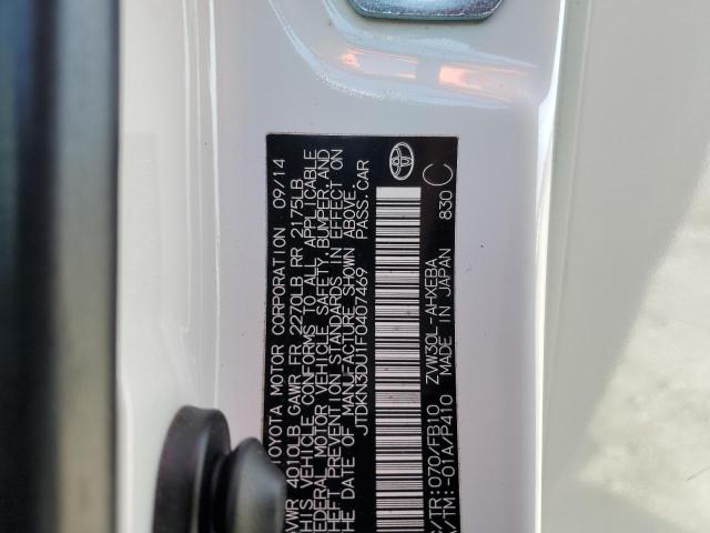 2015 TOYOTA PRIUS - JTDKN3DU1F0407469