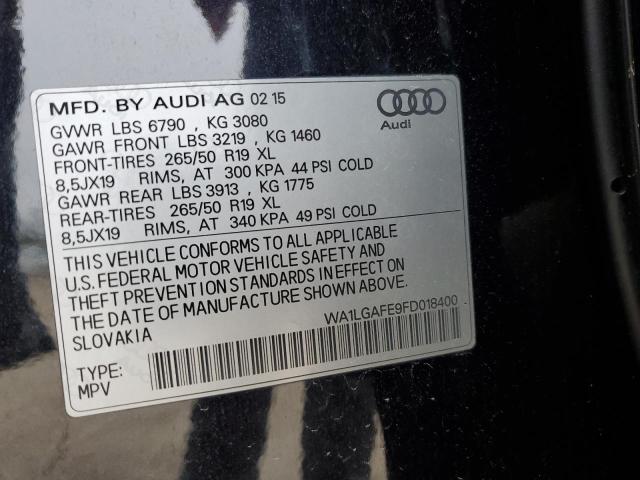 WA1LGAFE9FD018400 2015 AUDI Q7, photo no. 13