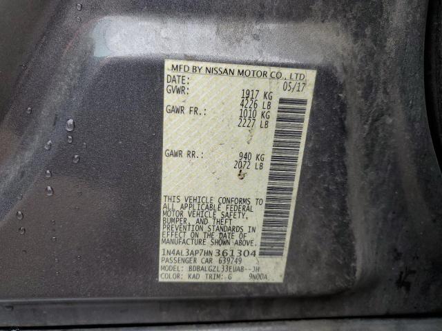 2017 NISSAN ALTIMA 2.5 - 1N4AL3AP7HN361304