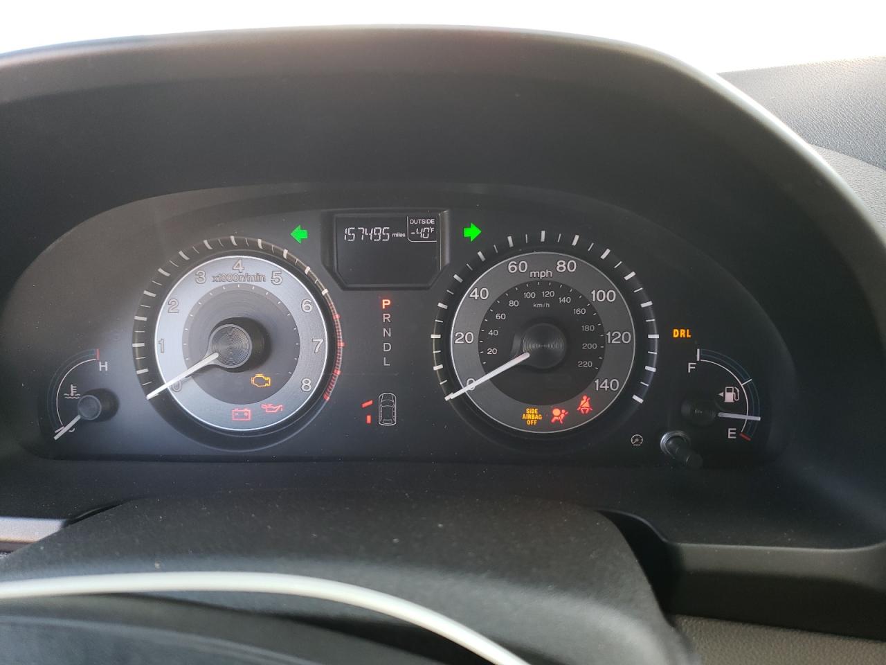 5FNRL5H65CB117325 2012 Honda Odyssey Exl