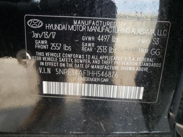 5NPE34AF1HH546876 | 2017 HYUNDAI SONATA SPO