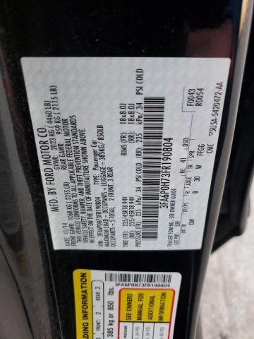 3FA6P0H73FR190804 | 2015 FORD FUSION SE