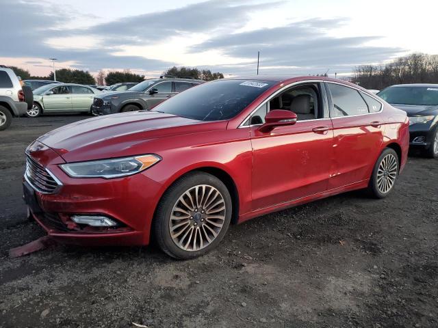 Lot #2298207829 2017 FORD FUSION TIT salvage car