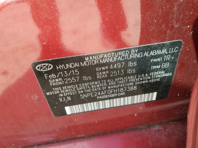 5NPE24AF0FH187388 | 2015 HYUNDAI SONATA SE