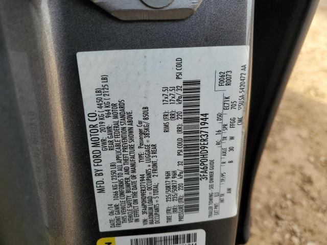 3FA6P0HD9ER371944 | 2014 FORD FUSION SE