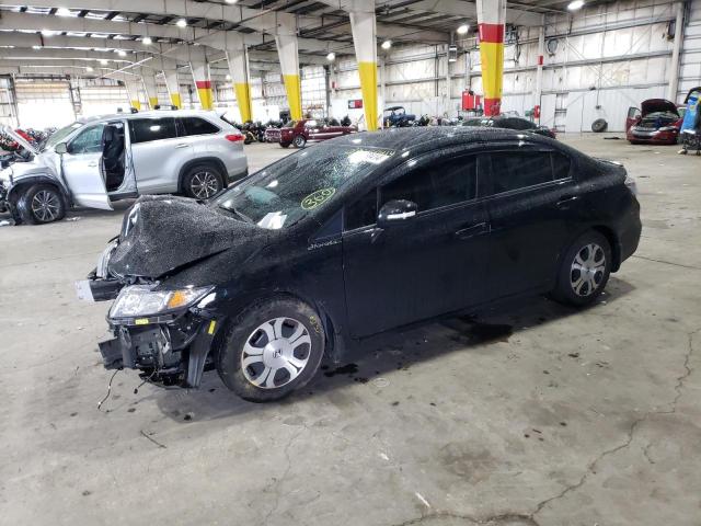 Lot #2492143552 2013 HONDA CIVIC HYBR salvage car