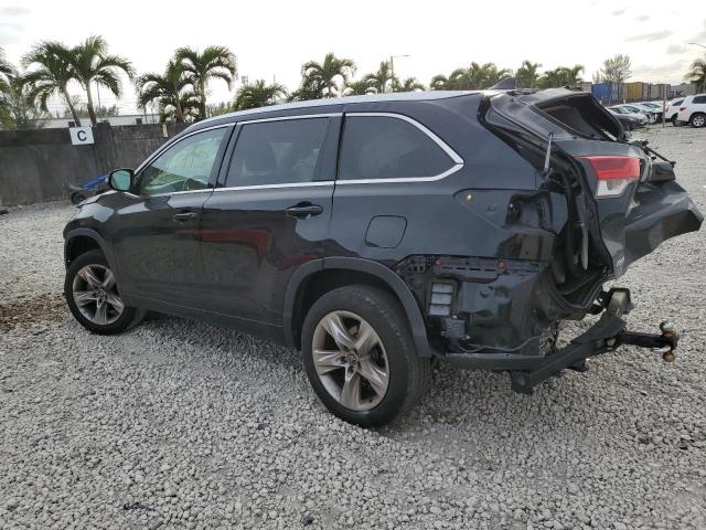  TOYOTA HIGHLANDER 2017 Czarny