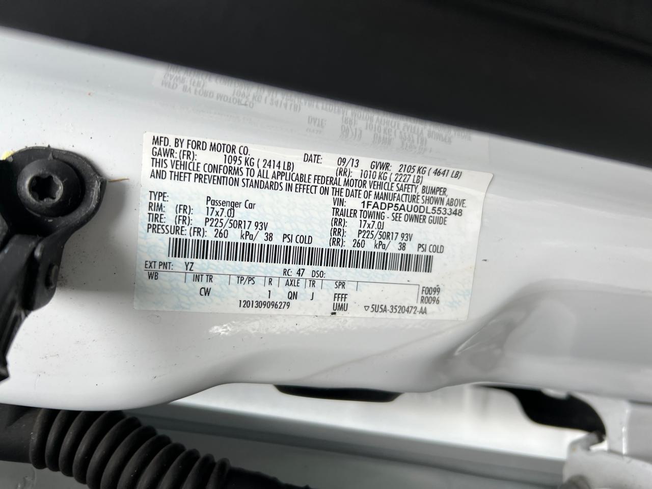 1fadp5au0dl553348 1FADP5AU0DL553348 2013 Ford C-Max Se