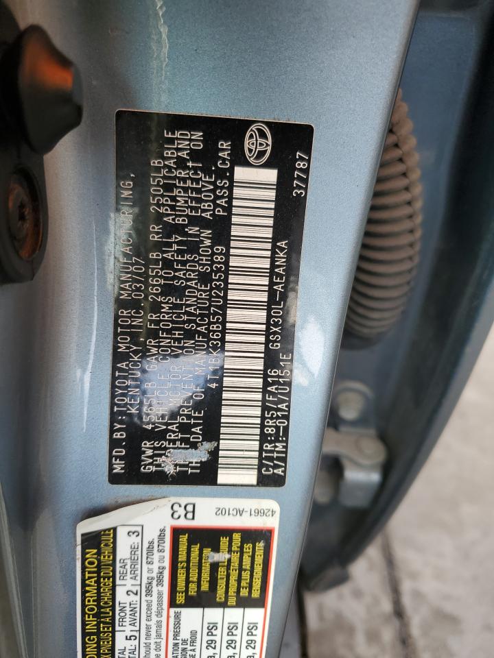 4T1BK36B57U235389 2007 Toyota Avalon Xl