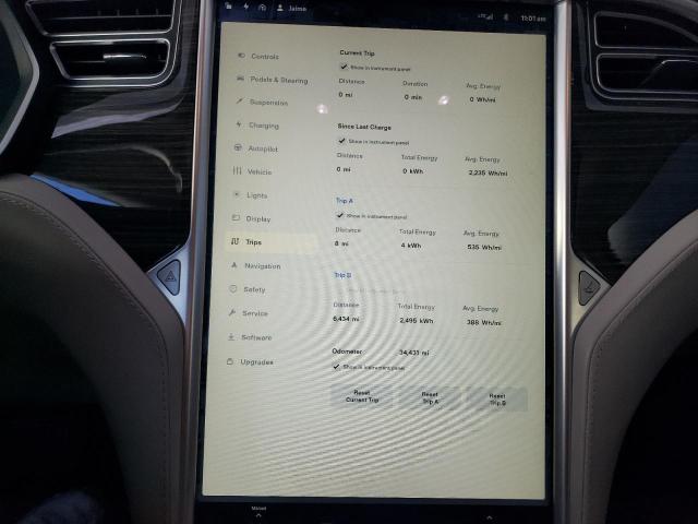 5YJSA1E27FF109541 | 2015 TESLA MODEL S