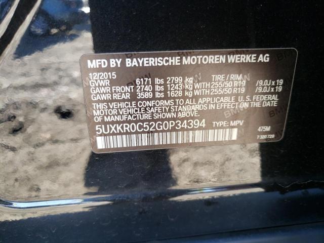 5UXKR0C52G0P34394 2016 BMW X5, photo no. 13