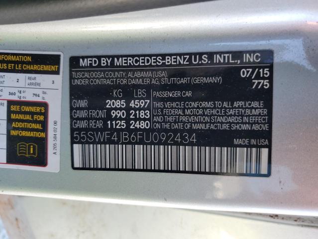2015 MERCEDES-BENZ C 300 - 55SWF4JB6FU092434