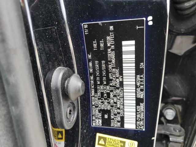 2017 TOYOTA HIGHLANDER - 5TDYZRFH3HS190573