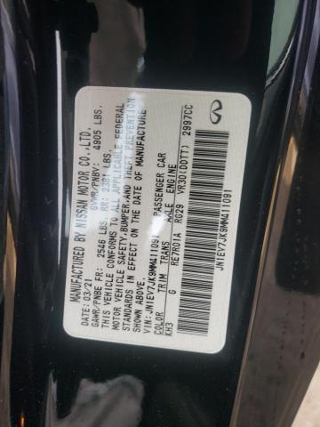 2021 INFINITI Q60 PURE - JN1EV7JK9MM411091