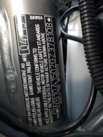 2016 BMW R1200 RS WB10A1502GZ378108