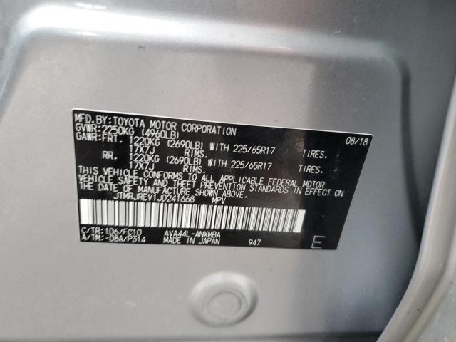 2018 TOYOTA RAV4 HV LE JTMRJREV1JD241668