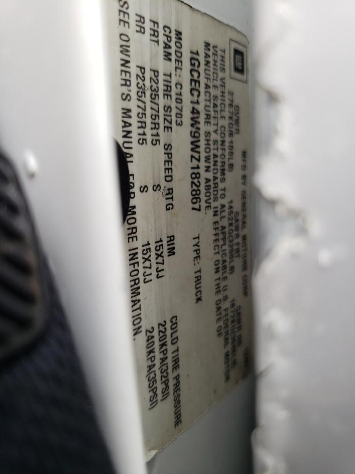 1GCEC14W9WZ182867 1998 Chevrolet Gmt-400 C1500