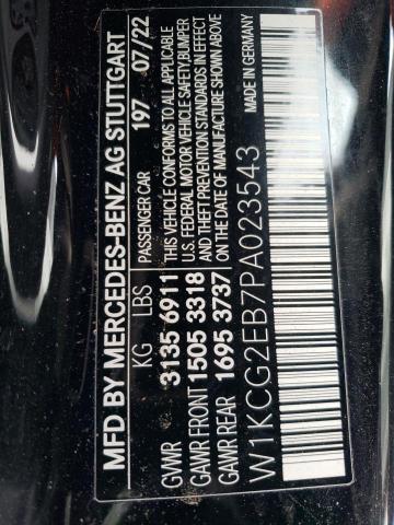 2023 MERCEDES-BENZ EQS SEDAN - W1KCG2EB7PA023543