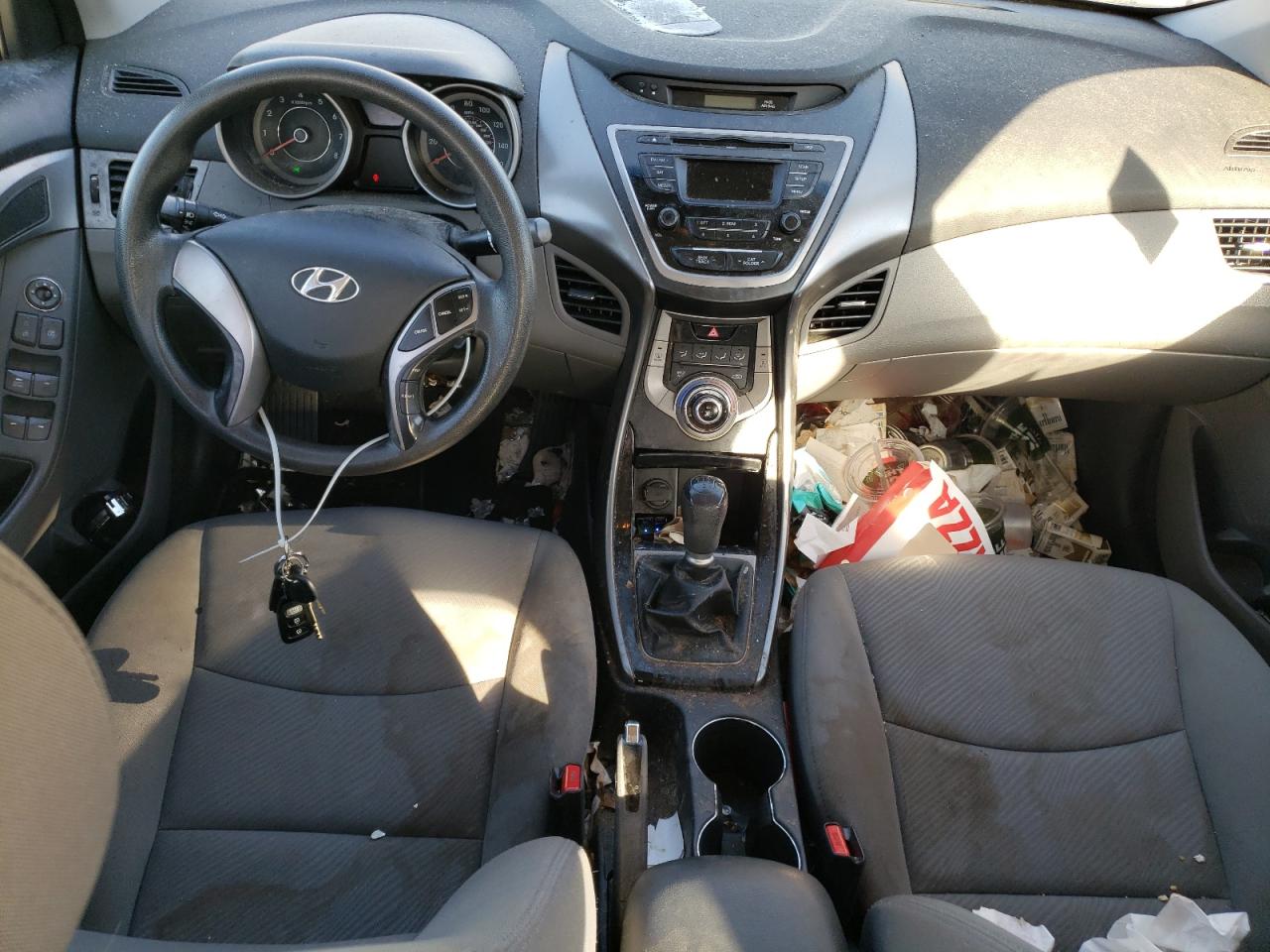 KMHDH4AE6DU002664 2013 Hyundai Elantra Gls