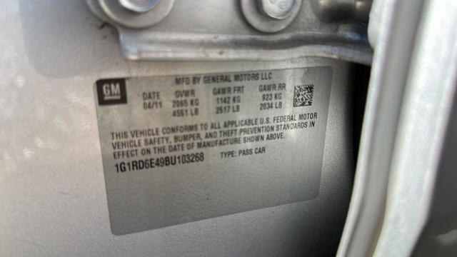 1G1RD6E49BU103268 | 2011 Chevrolet volt