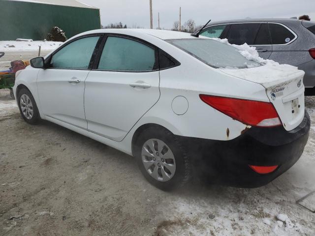  HYUNDAI ACCENT 2016 Білий