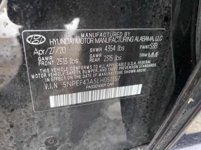 5NPEF4JA5LH051357 | 2020 HYUNDAI SONATA SEL