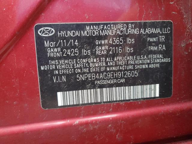 Lot #2356243545 2014 HYUNDAI SONATA GLS salvage car