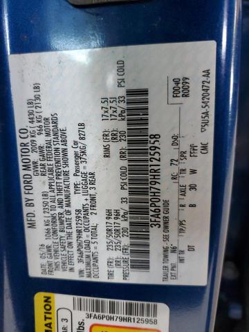 2017 FORD FUSION SE - 3FA6P0H79HR125958
