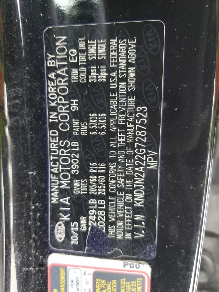 KNDJN2A22G7287523 2016 Kia Soul