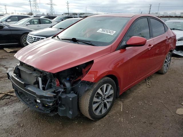 Lot #2339845941 2017 HYUNDAI ACCENT SE salvage car