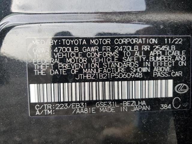 2023 LEXUS IS 350 F S - JTHBZ1B21P5060948