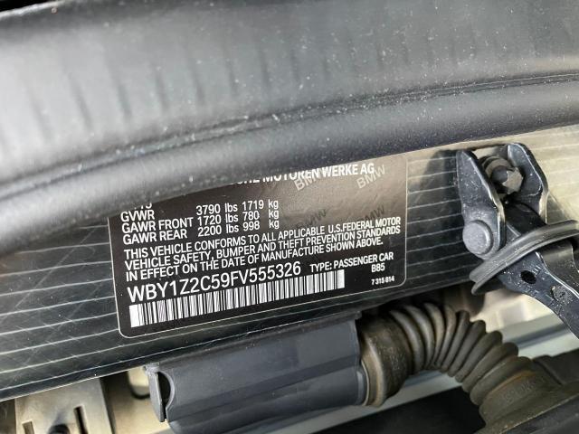 WBY1Z2C59FV555326 | 2015 BMW I3 BEV