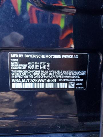 2019 BMW 530 XI - WBAJA7C52KWW14689