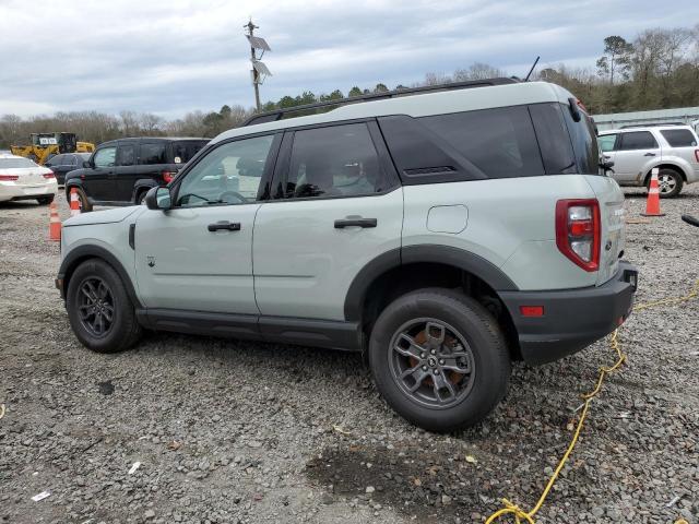 Vin: 3fmcr9b62nrd93544, lot: 39517334, ford bronco big bend 20222