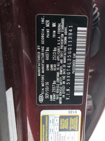 2016 KIA OPTIMA - 5XXGT4L35GG113941