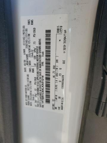 2020 FORD TRANSIT T- - 1FTBR1C8XLKA51214