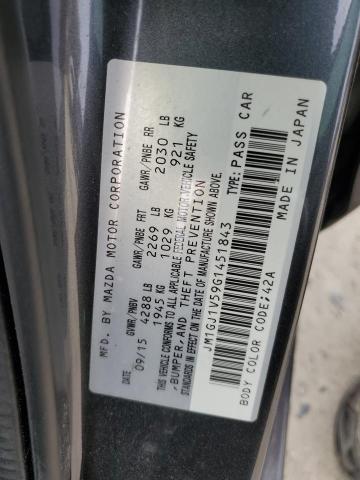 2016 MAZDA 6 TOURING JM1GJ1V59G1451843