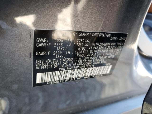 4S4BTGPD6N3182015 | 2022 SUBARU OUTBACK TO