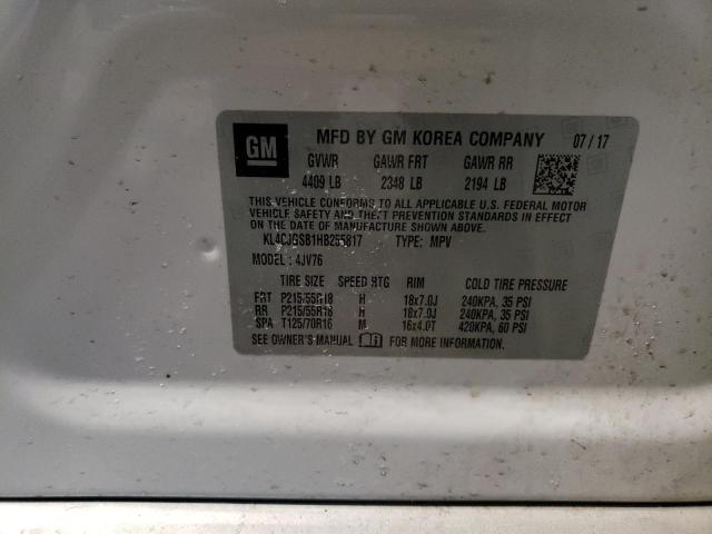 KL4CJGSB1HB255817 2017 BUICK ENCORE, photo no. 13